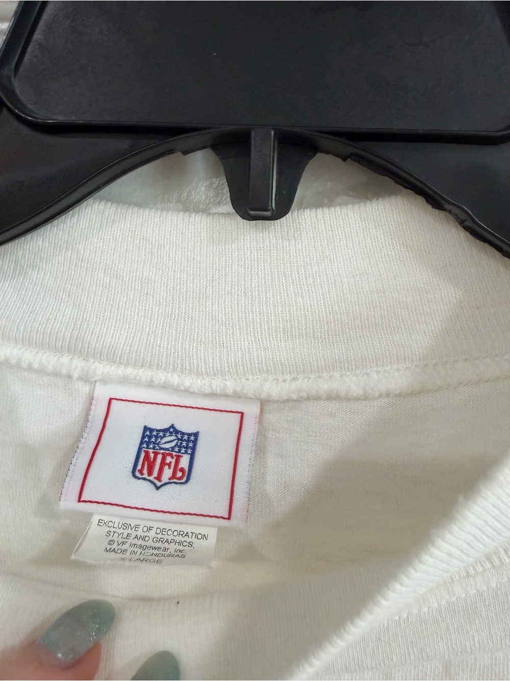 NFL White Tee turtle neck with jaguars logo - Picture 2 of 7